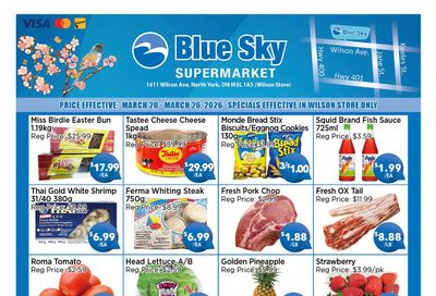 Blue Sky Supermarket (North York) Flyer March 20 to 26