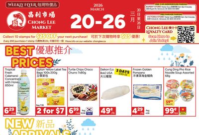 Chong Lee Market Flyer March 20 to 26