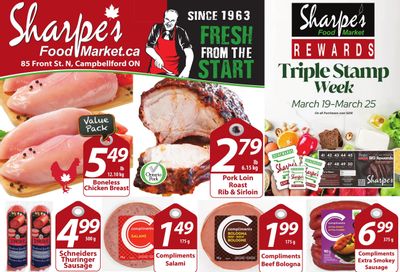 Sharpe's Food Market Flyer March 19 to 25