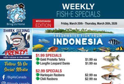 Big Al's (Mississauga) Weekly Specials March 20 to 26