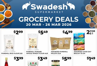 Swadesh Supermarket Flyer March 20 to 26