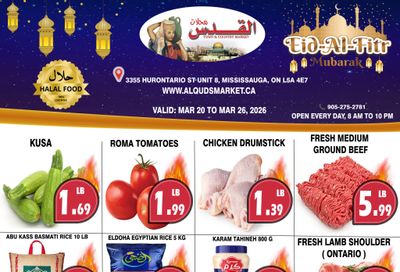 Al-Quds Supermarket Flyer March 20 to 26