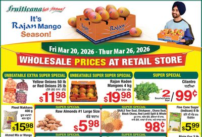 Fruiticana (Edmonton) Flyer March 20 to 26