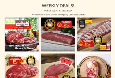 Robert's Quality Fresh Meats Flyer March 16 to 23
