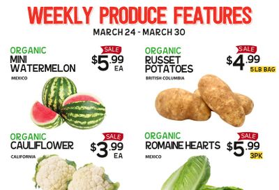 Pomme Natural Market Weekly Produce Flyer March 24 to 30