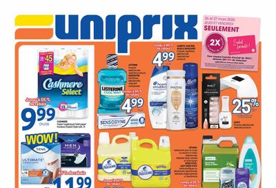 Uniprix Flyer March 26 to April 1