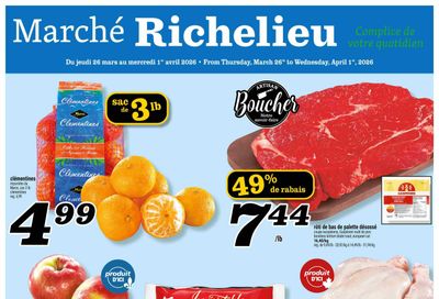 Marche Richelieu Flyer March 26 to April 1
