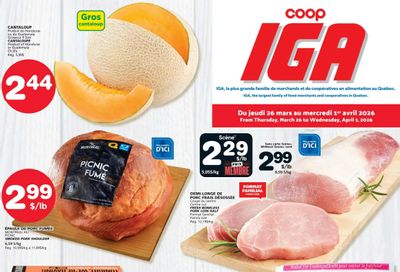 Coop IGA (QC) Flyer March 26 to April 1