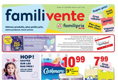 Familiprix Extra Flyer March 26 to April 1