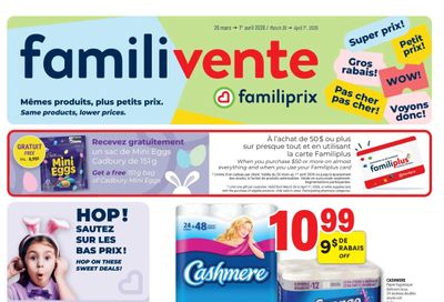 Familiprix Flyer March 26 to April 1