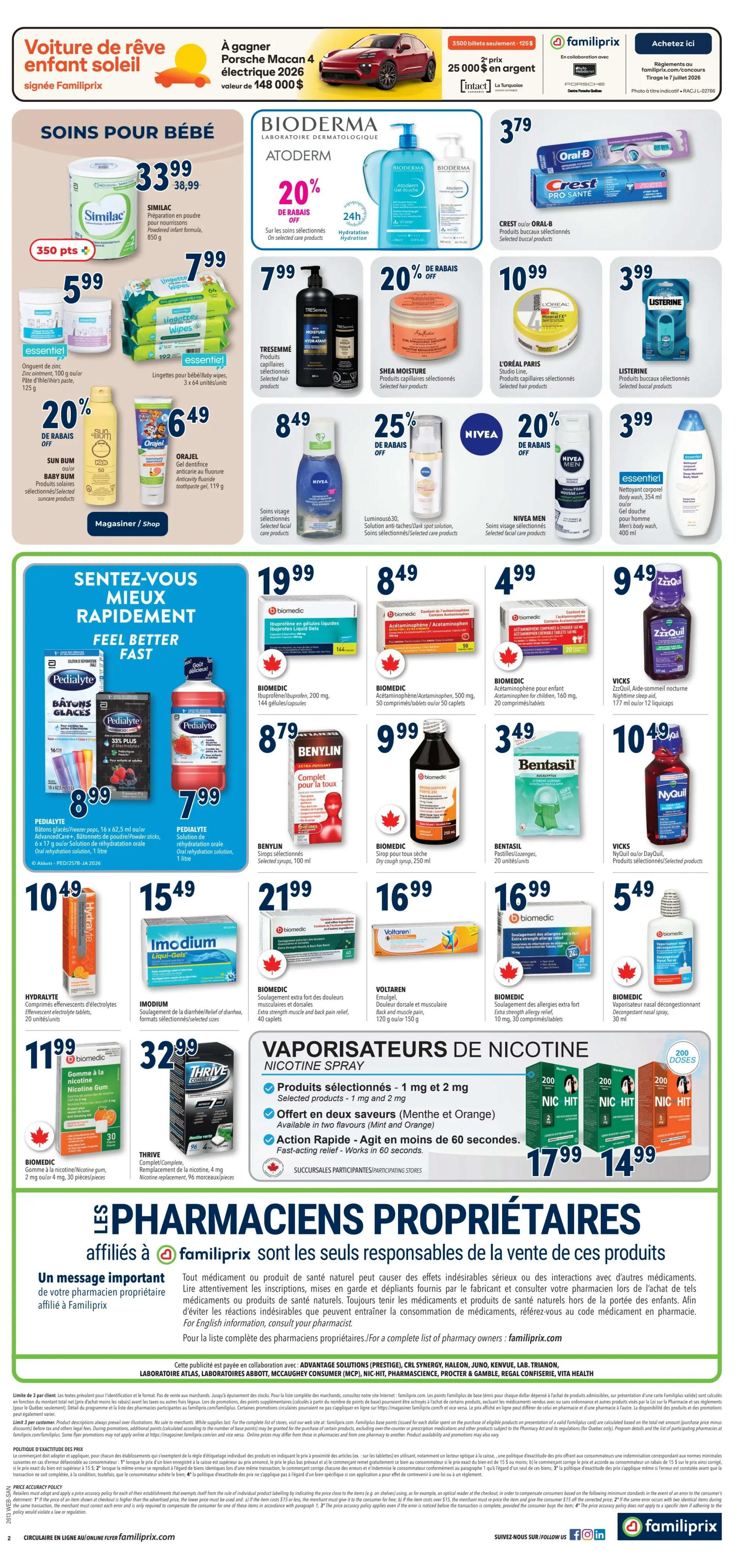 Familiprix Sante Flyer March 26 to April 1