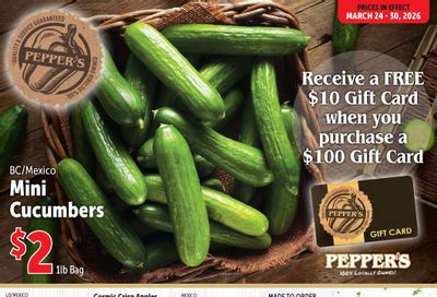Pepper's Foods Flyer March 24 to 30