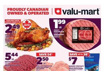Valu-mart Flyer March 26 to April 1