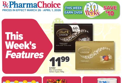 PharmaChoice (BC, AB, SK & MB) Flyer March 26 to April 1