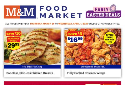 M&M Food Market (Atlantic, ON & West) Flyer March 26 to April 1