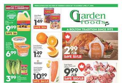 Garden Foods Flyer March 26 to April 1