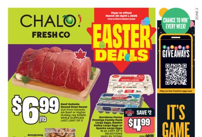 Chalo! FreshCo (West) Flyer March 26 to April 1