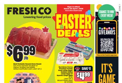 FreshCo (West) Flyer March 26 to April 1