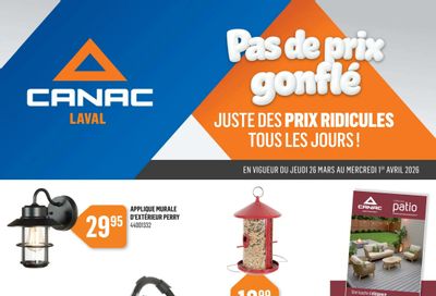Canac Flyer March 26 to April 1