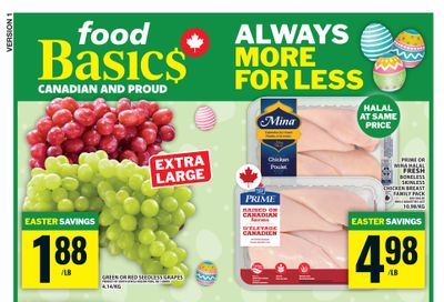 Food Basics Flyer March 26 to April 1