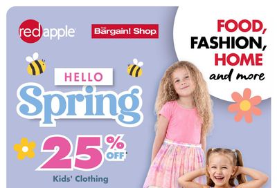 The Bargain Shop & Red Apple Stores Flyer March 26 to 31