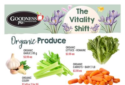 Goodness Me Flyer March 25 to 31