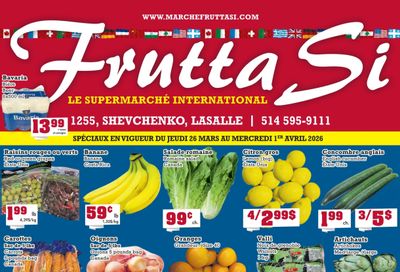 Frutta Si Flyer March 26 to April 1