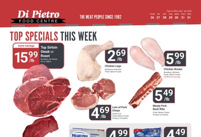 Di Pietro Food Centre Flyer March 26 to April 1