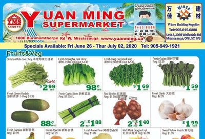Yuan Ming Supermarket Flyer June 26 to July 2