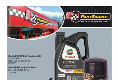 PartSource Flyer March 27 to April 8