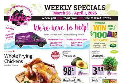 The Market Stores Flyer March 26 to April 1