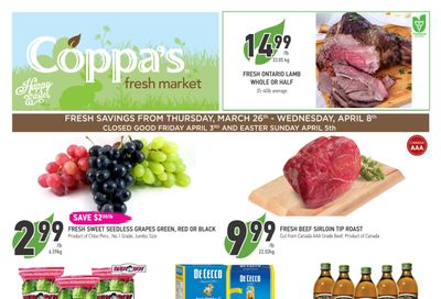 Coppa's Fresh Market Flyer March 26 to April 8