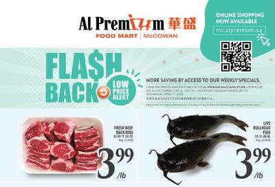 Al Premium Food Mart (McCowan) Flyer March 26 to April 1