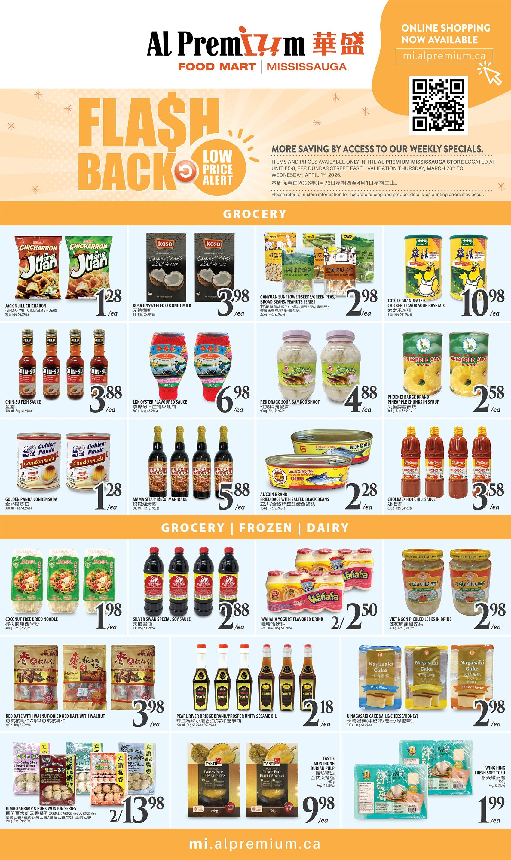 Al Premium Food Mart (Mississauga) Flyer March 26 to April 1