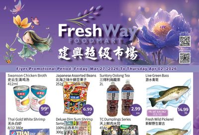FreshWay Foodmart Flyer March 27 to April 2