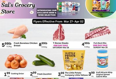 Sal's Grocery Flyer March 27 to April 2
