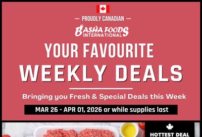 Basha Foods International Flyer March 26 to April 1