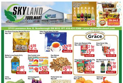 Skyland Food Mart Flyer March 27 to April 2
