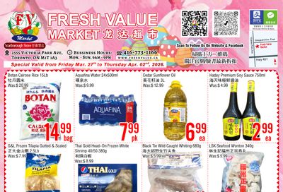 Fresh Value (Scarborough) Flyer March 27 to April 2