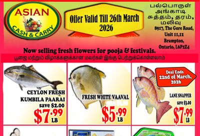 Asian Cash & Carry Flyer March 27 to April 2