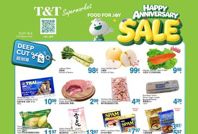 T&T Supermarket (GTA) Flyer March 27 to April 2