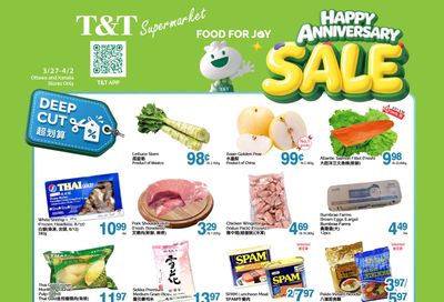 T&T Supermarket (Ottawa & Kanata) Flyer March 27 to April 2