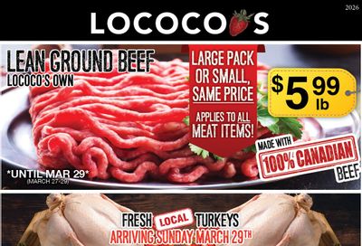 Lococo's Flyer March 27 to April 4
