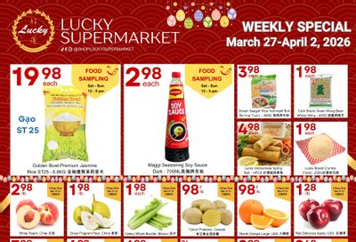 Lucky Supermarket (Edmonton) Flyer March 27 to April 2