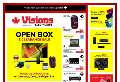 Visions Electronics Flyer March 27 to April 2