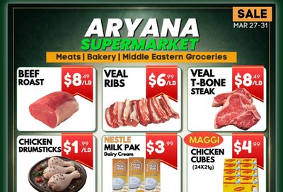 Aryana Supermarket Flyer March 27 to April 2