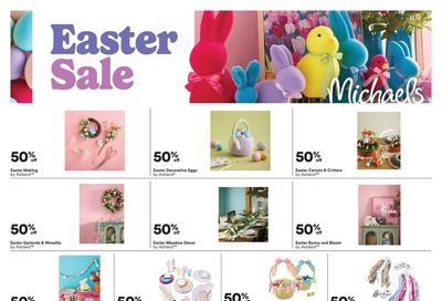 Michael's Flyer March 27 to April 2