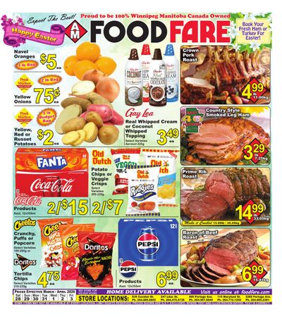 Food Fare Flyer March 28 to April 3