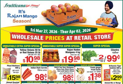 Fruiticana (Chestermere) Flyer March 27 to April 2