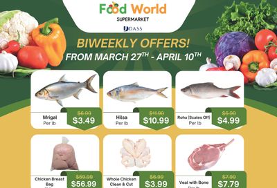 Food World Supermarket Flyer March 27 to April 10